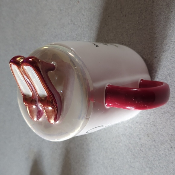 RAE DUNN Wizard Of Oz LL "THERE'S NO PLACE LIKE HOME" Mug Double Sided W/ Topper - Picture 3 of 7